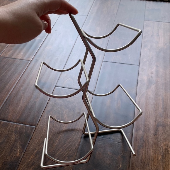 EUC Four Bottle Wine Rack - Picture 2 of 8